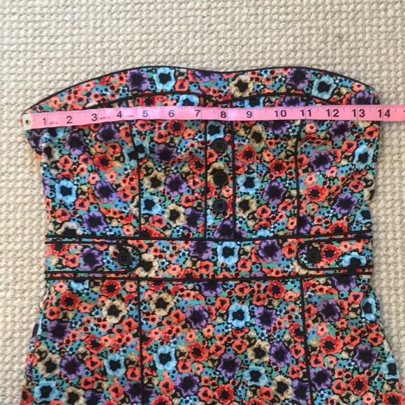 Floral Mini Dress Gamine Style runs small - Picture 3 of 5